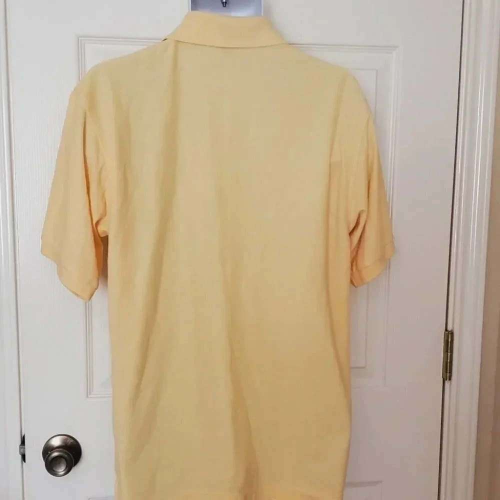 HARD ROCK Hotel POLO yellow SHIRT Mens Size M - Picture 6 of 8